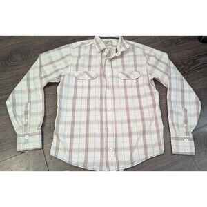 FUNGUS Men's Plaid Long Sleeve Shirt Size Medium (611m)